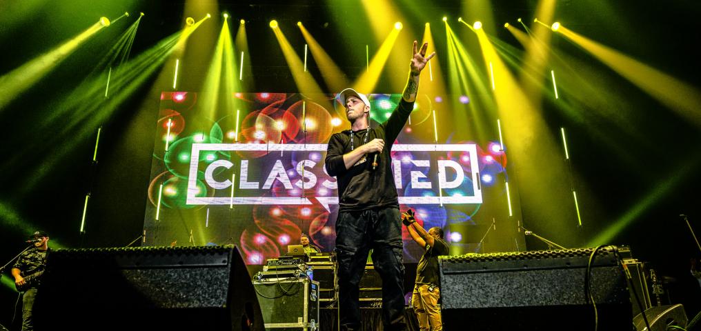 Classified performs at the Supernova Celebration concert